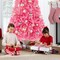 Best Choice Products Artificial Pink Christmas Full Tree Festive Holiday Decoration w/ Stand